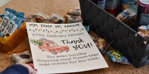 Show Your Appreciation to Holiday Delivery Drivers: Download Our Free Printable!