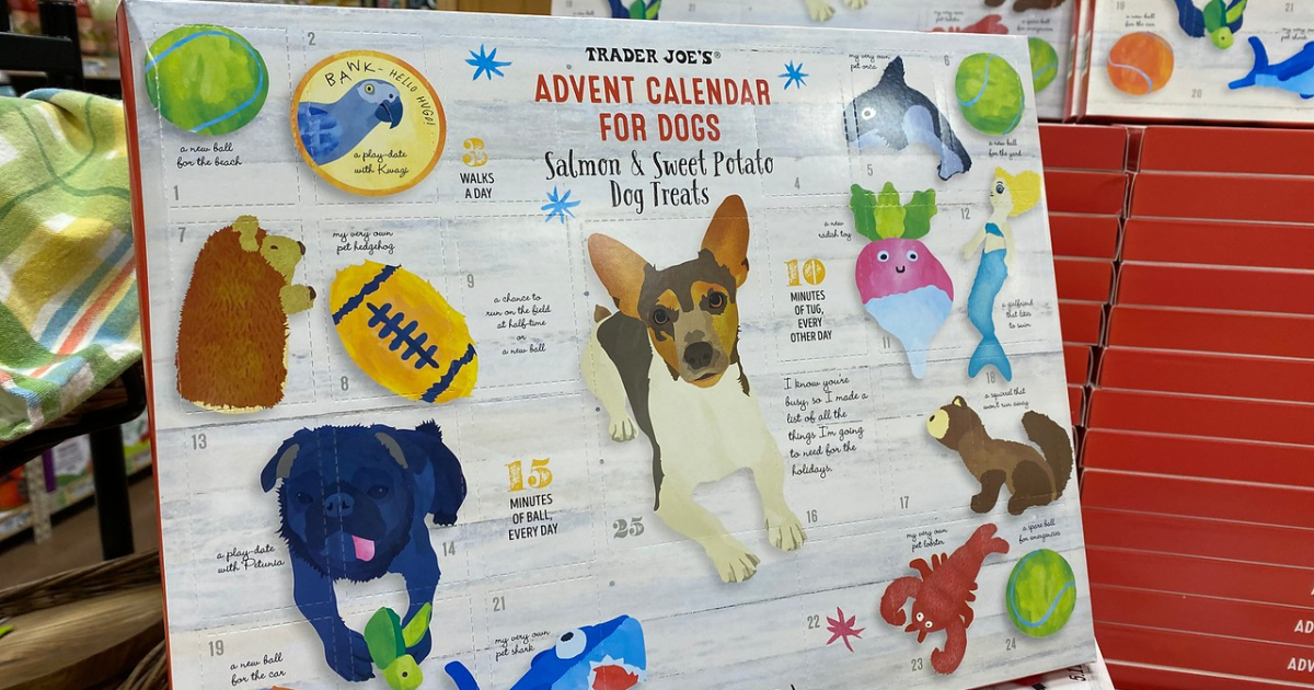 Trader Joe's Advent Calendar for Dogs 2020 