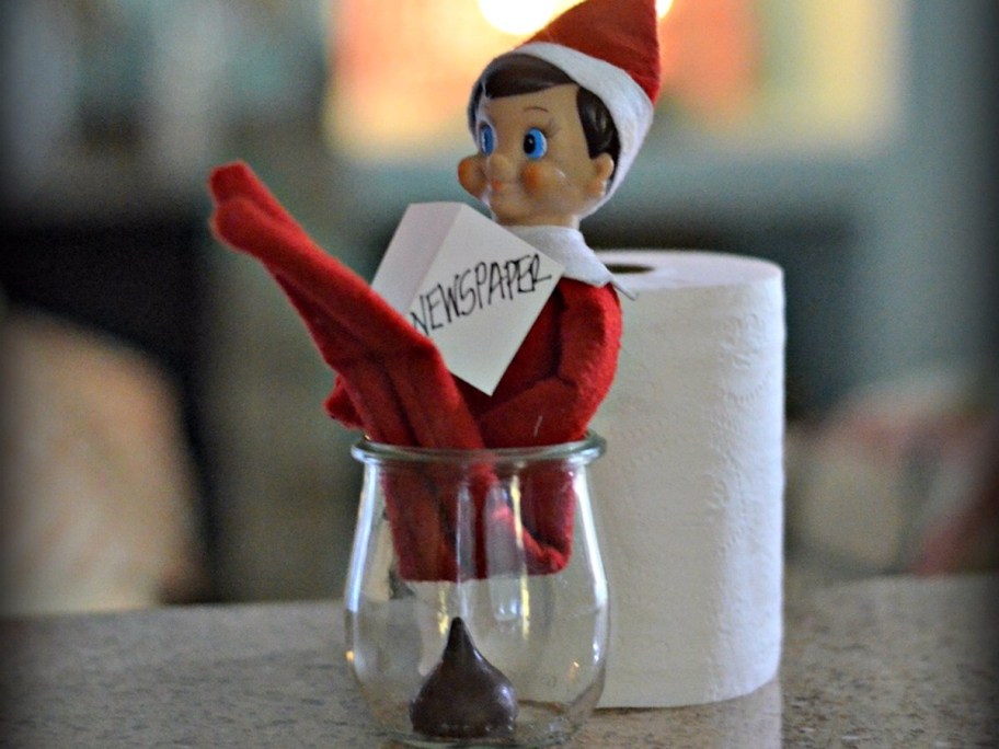 elf on the shelf chocolate kiss