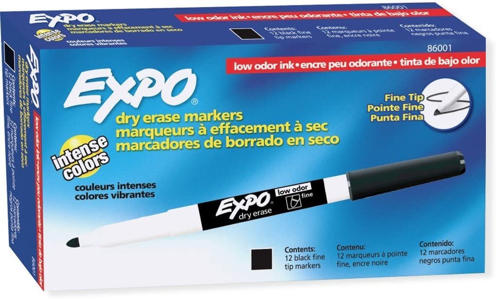 expo fine point markers in box