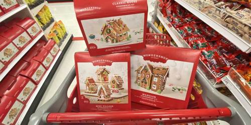 Wondershop Gingerbread House Kits from $7.99 at Target | Mansions, Mini Village & More