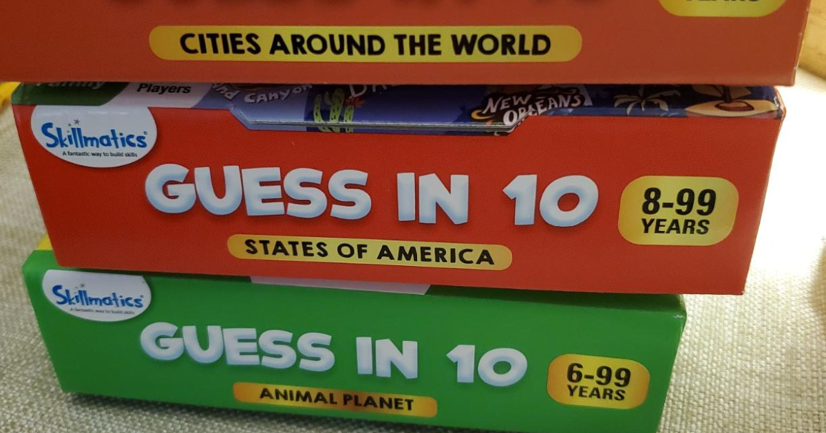 Educational Game  World of Sports  Guess in 10 Ages 6-99 Fun Family Card Game 