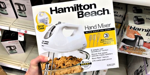 Hamilton Beach Hand Mixer with Storage Case Only $10 on Macy’s.com (Regularly $29)