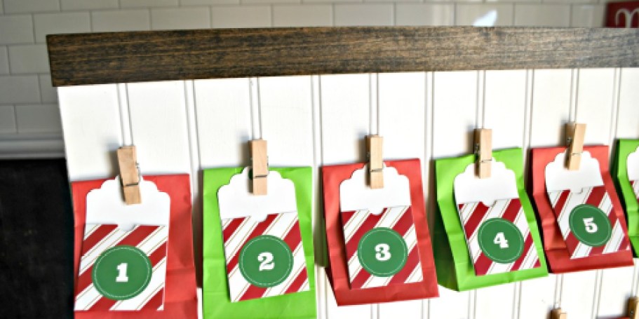 Quick & Easy Wooden Advent Calendar Anyone Can Make