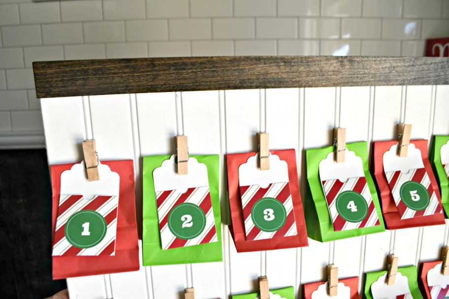 hanging bag Advent calendar