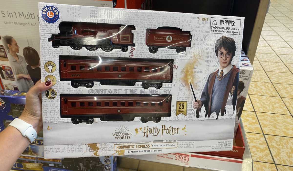 aldi harry potter lego train