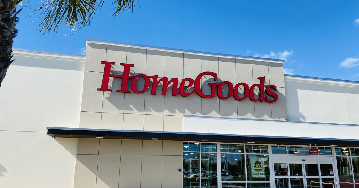 exterior of HomeGoods store - shop Homegoods furniture and rugs