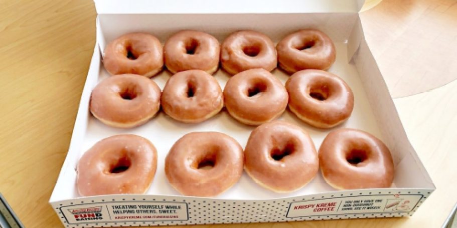 Score an 89¢ Krispy Kreme Original Glazed Dozen w/ Purchase (Today Only!)