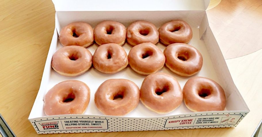 New Krispy Kreme Coupon: Buy 1 Dozen, Get 1 for $2.29 on Leap Day (or FREE if it’s Your Birthday!)