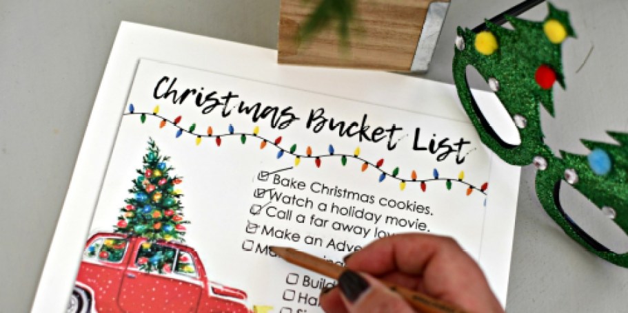 Start New Traditions With This FREE Holiday Bucket List Printable