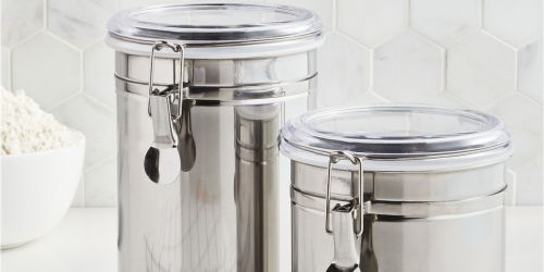 Martha Stewart Essentials Canisters 2-Pack Only $7.99 on Macy’s.com (Regularly $22) | Black Friday Deal