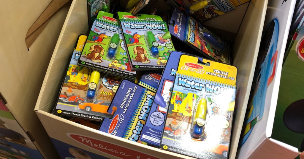 melissa & doug water wow pads many in box in store