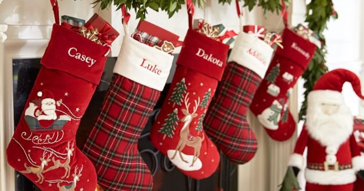 Pottery Barn Kids Christmas Stockings from $9.59 (Regularly $24.50