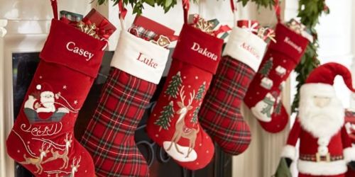 Pottery Barn Kids Christmas Stockings from $9.59 (Regularly $24.50+)