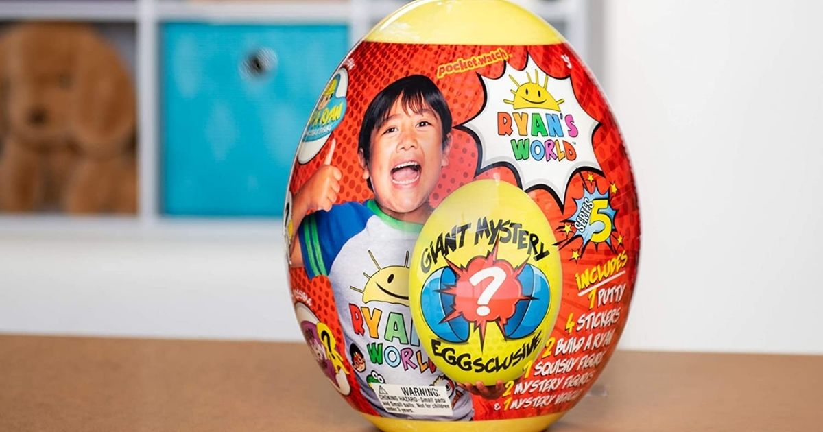 Ryan's World Giant Mystery Egg Only $31.99 Shipped on Amazon (Regularly