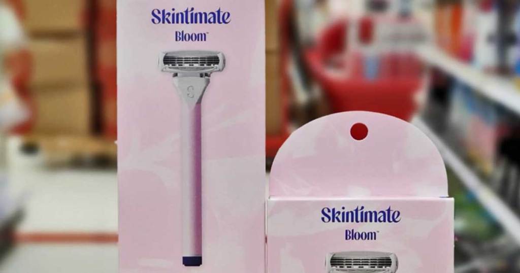 two pink razor products