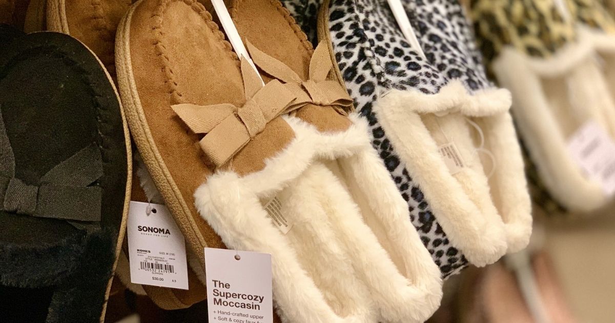 women's slippers at kohl's