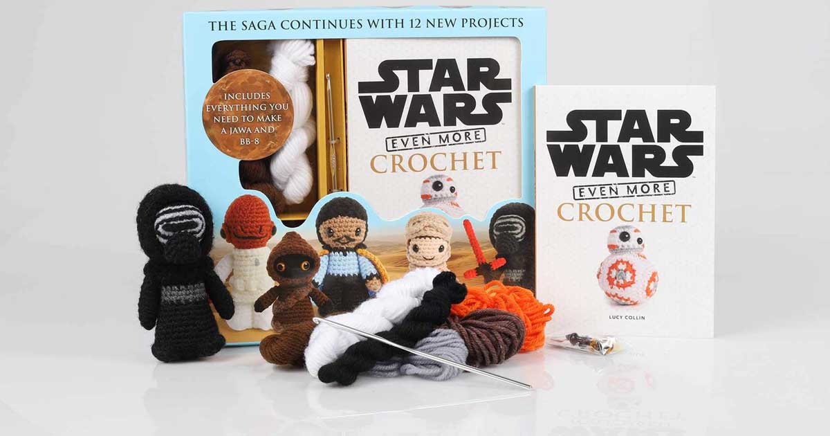star wars crochet book with crocheted characters