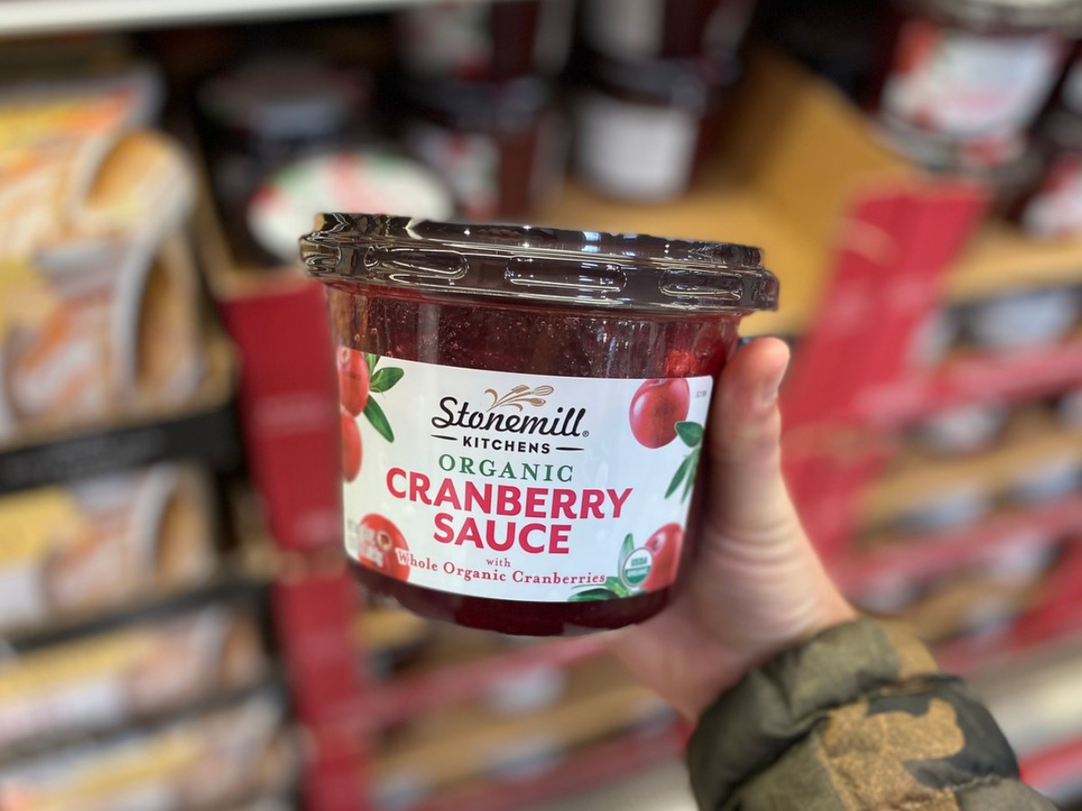 10 Best Costco Finds For The Easiest Thanksgiving Dinner Hip2Save   Stonemill Cranberry Sauce 