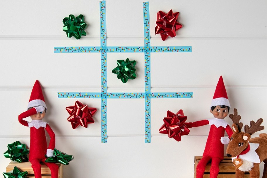 tic tac bow elf on the shelf 