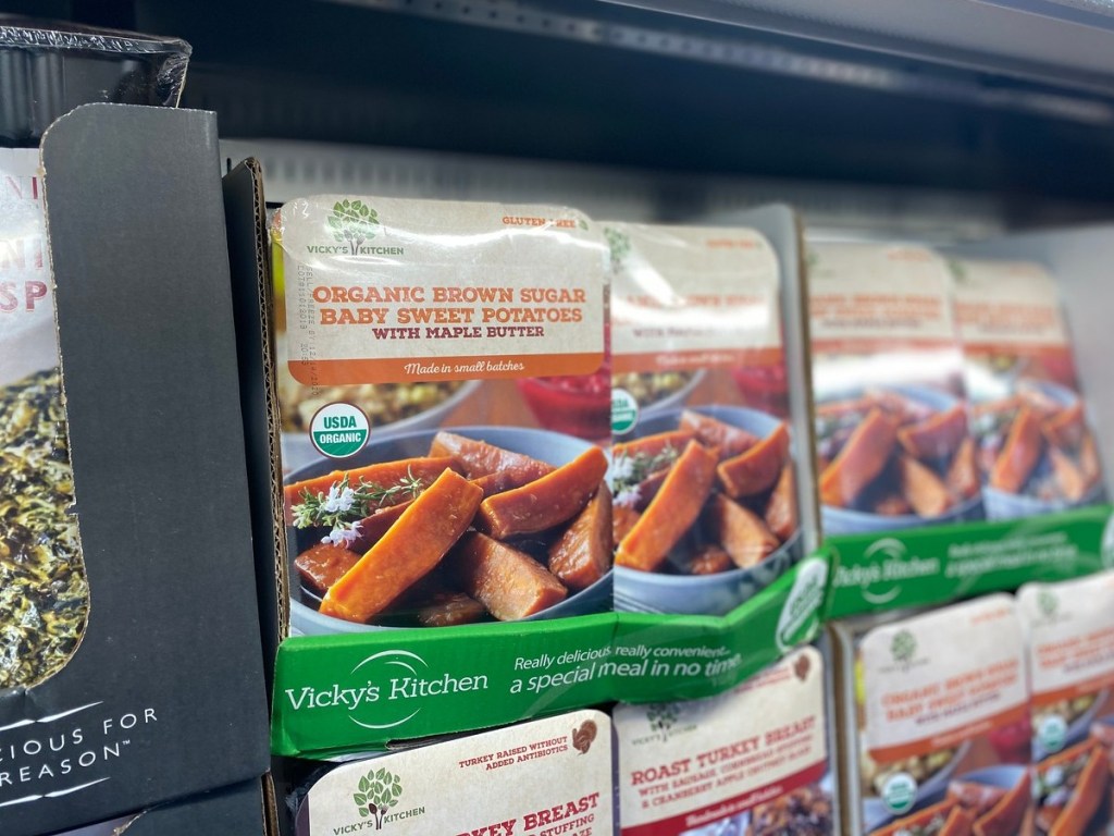 packages of sweet potatoes at Costco