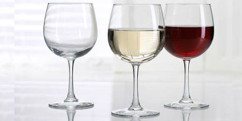 Luminarc 4-Count Stemmed Tulip Wine Glasses Only $3.99 on Macys.com (Regularly $25)