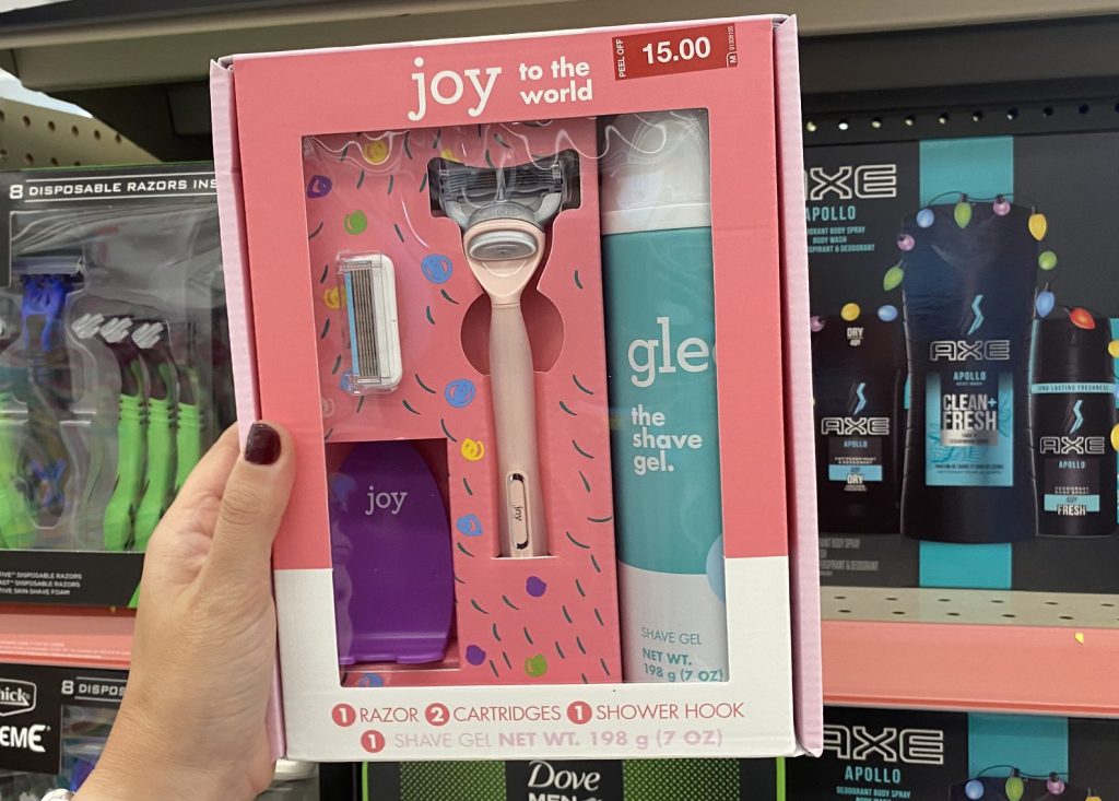 joy womens razor gift set in store