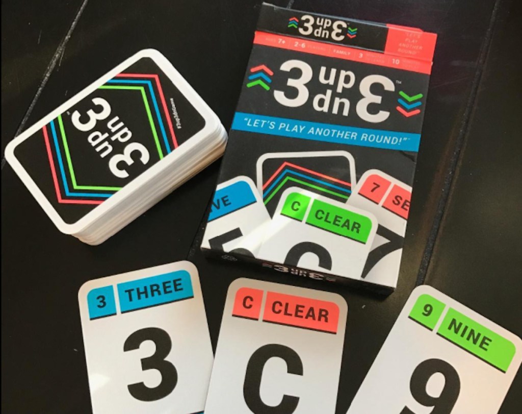3 up 3 down card game