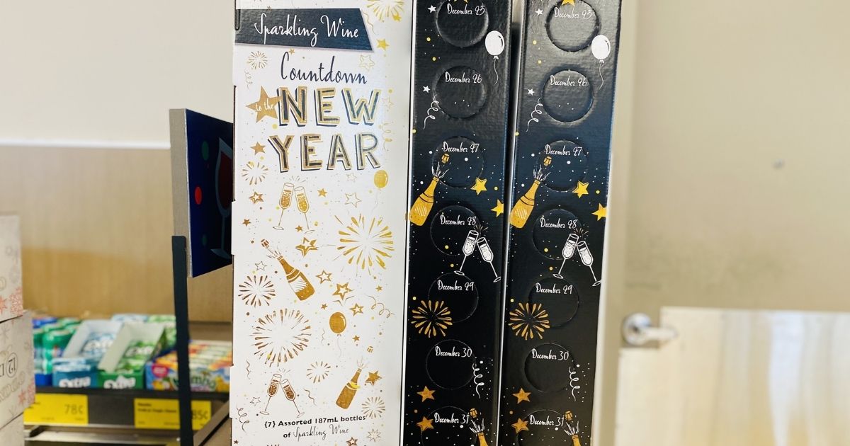 Countdown to The New Year Sparkling Wine Box Set Only $24.99 at ALDI • Hip2Save