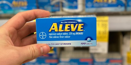 Aleve 100-Count Pain Reliever Only $4 on Walgreens.com (Regularly $12)