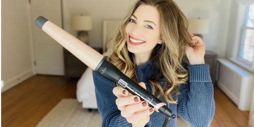 Curling Wand, Heat-Resistant Glove & Hair Clips Only $11.99 on Amazon