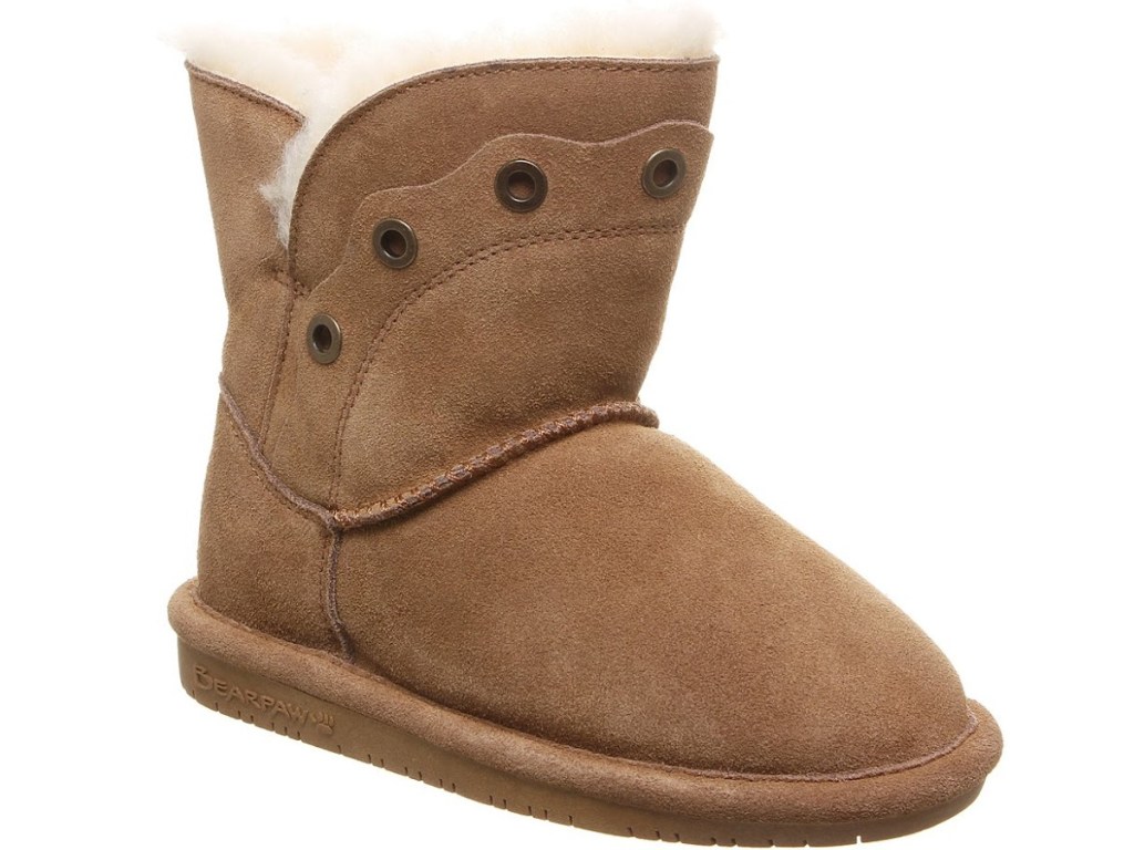 kids light brown boot