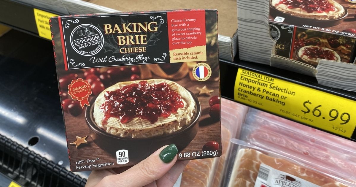 Baking Brie Cheese w/ Cranberry Glaze Just 6.99 at ALDI Includes