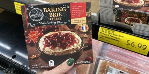 Baking Brie Cheese w/ Cranberry Glaze Just $6.99 at ALDI | Includes Reusable Ceramic Dish