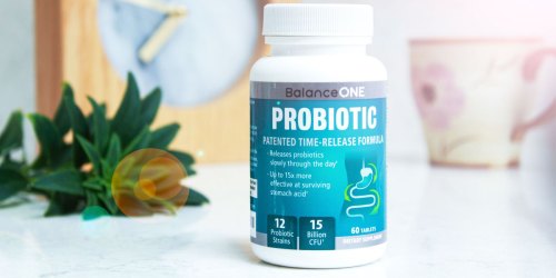 Balance ONE Probiotics 60-Day Supply Just $12 Shipped on Amazon (Improves Digestion)