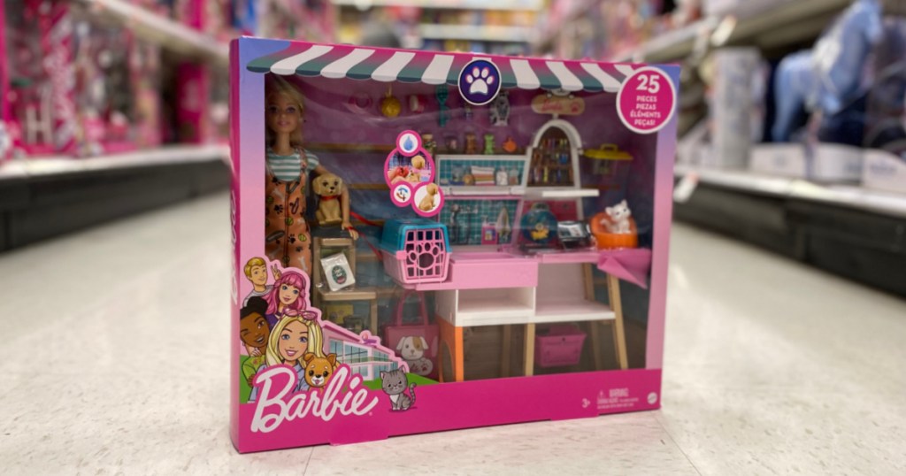 barbie toy in aisle