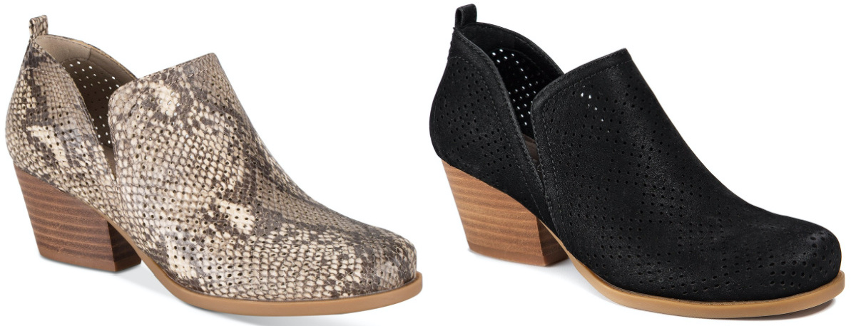 Booties from $19.93 on Macys.com 