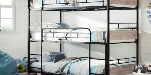 Better Homes & Gardens Triple Bunk Bed Just $295 Shipped on Walmart.com (Regularly $500)