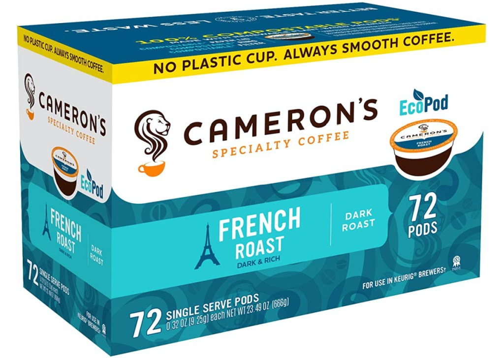 box of 72 coffee pods