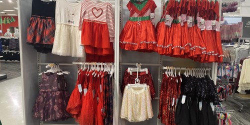 Cat & Jack Christmas Dresses from $10.49 at Target + More Kids Clothing Deals