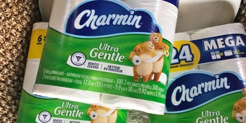 Charmin Ultra Gentle Toilet Paper 18-Count Mega Rolls Just $19 on Amazon (= 72 Regular Rolls)