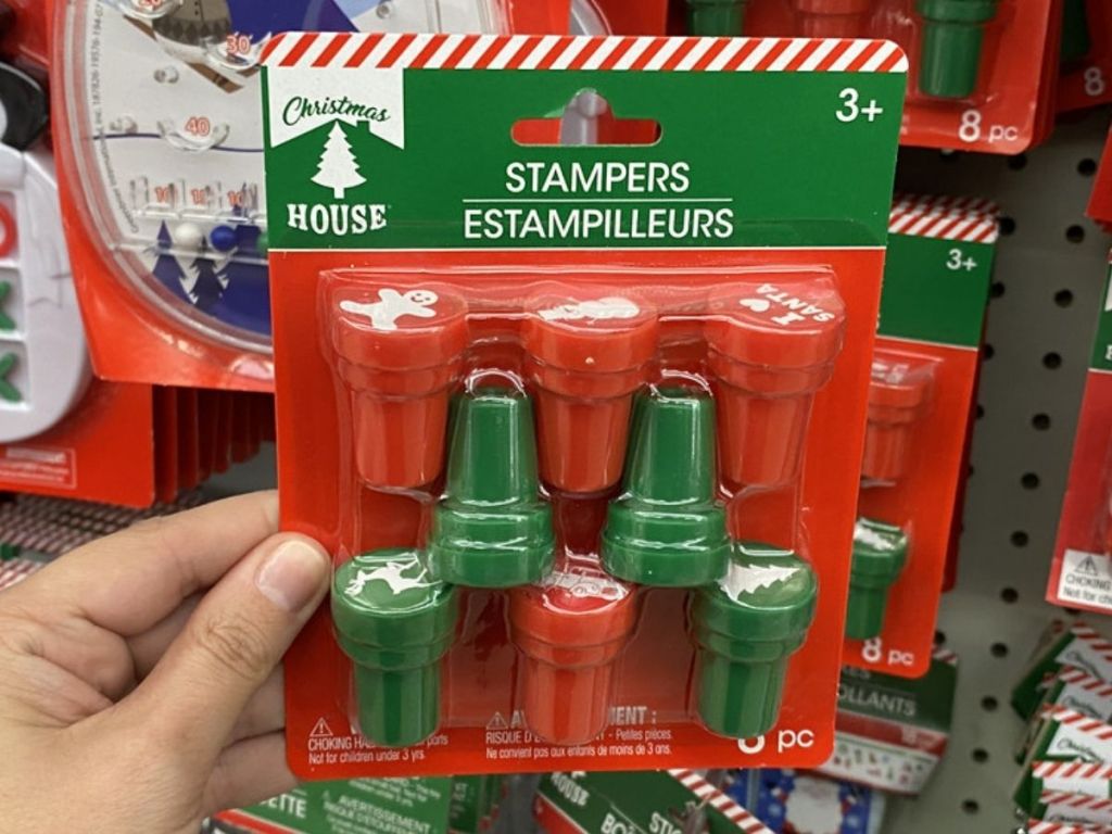Christmas house 8-count Stamper Set