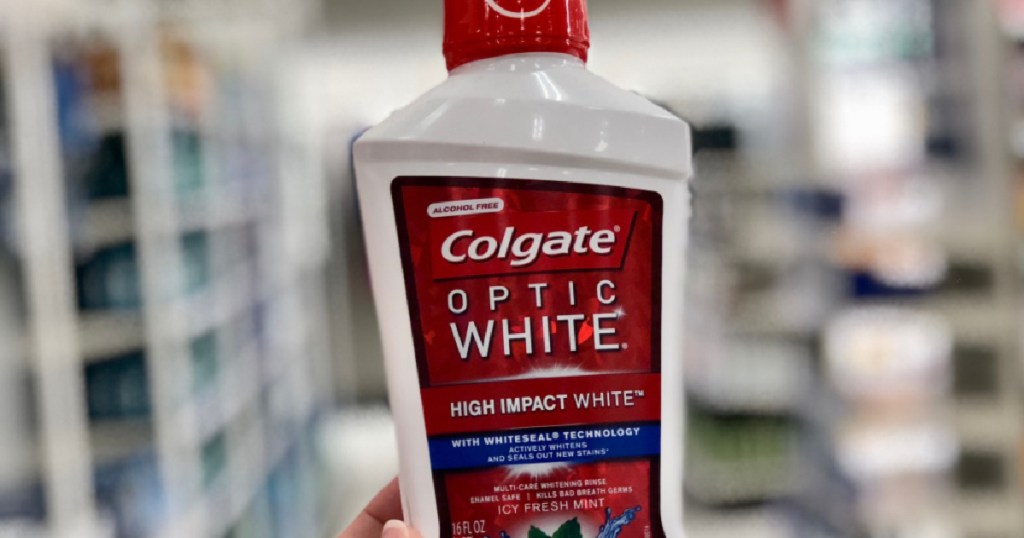 mouthwash in aisle 