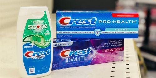 Crest Toothpastes & Oral B Toothbrushes Only 49¢ Each After CVS Rewards