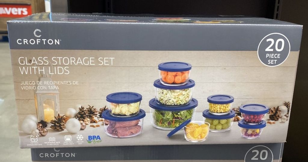 20-Piece Glass Storage Set w/ Lids Just $14.99 at ALDI