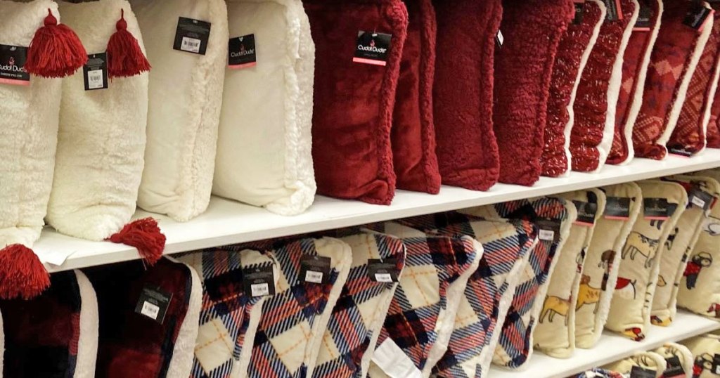 Cuddl Duds Plush Throw Pillows from 10.50 (Regularly 30+) Free