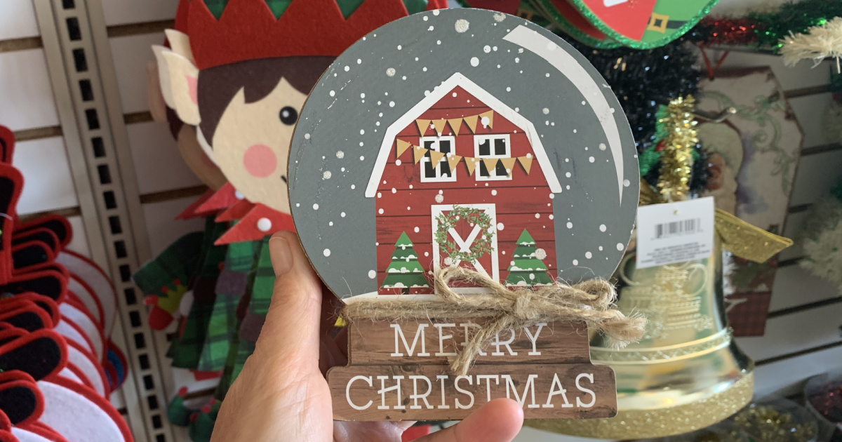 Christmas Decor Only $1 at Dollar Tree | Wall Art, Yard Signs, Light-Up Lanterns &amp; More • Hip2Save