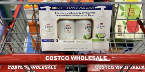Dove Moisturizing Hand Wash 4-Pack Now Available at Costco (+ Earn 475 Shopkick Kicks w/ Purchase!)