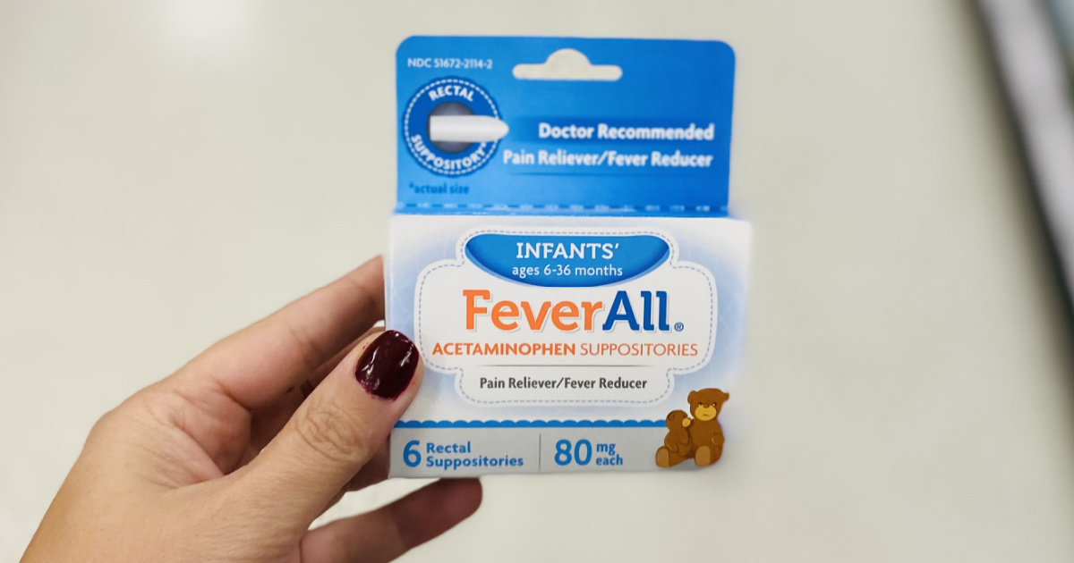 FeverAll Infant Pain Reliever 6Count Only 2.99 at Target (Regularly 6) InStore & Online
