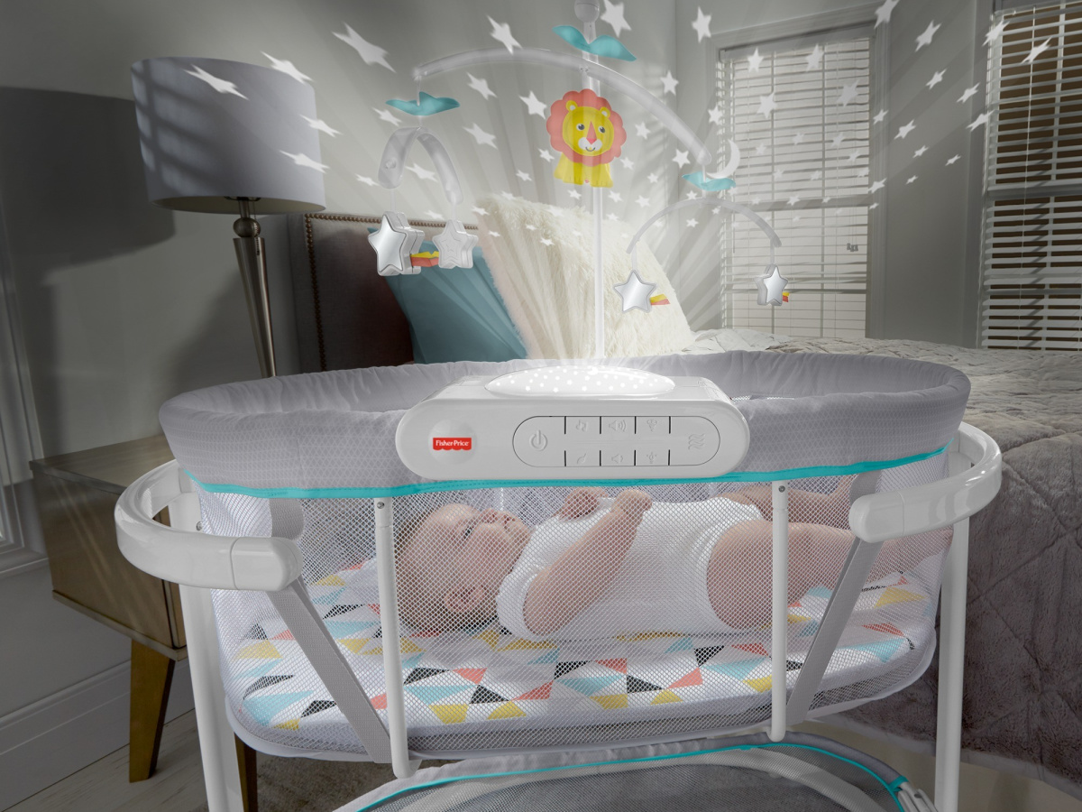 fisher price soothing motions bassinet